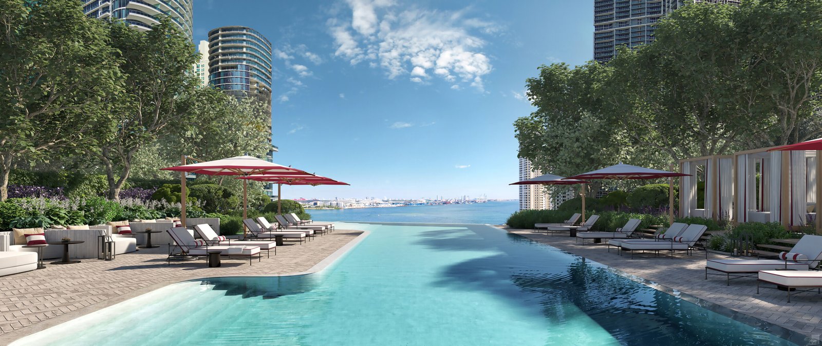 BACCARAT_17 Pool Red Umbrellas_HD Copy