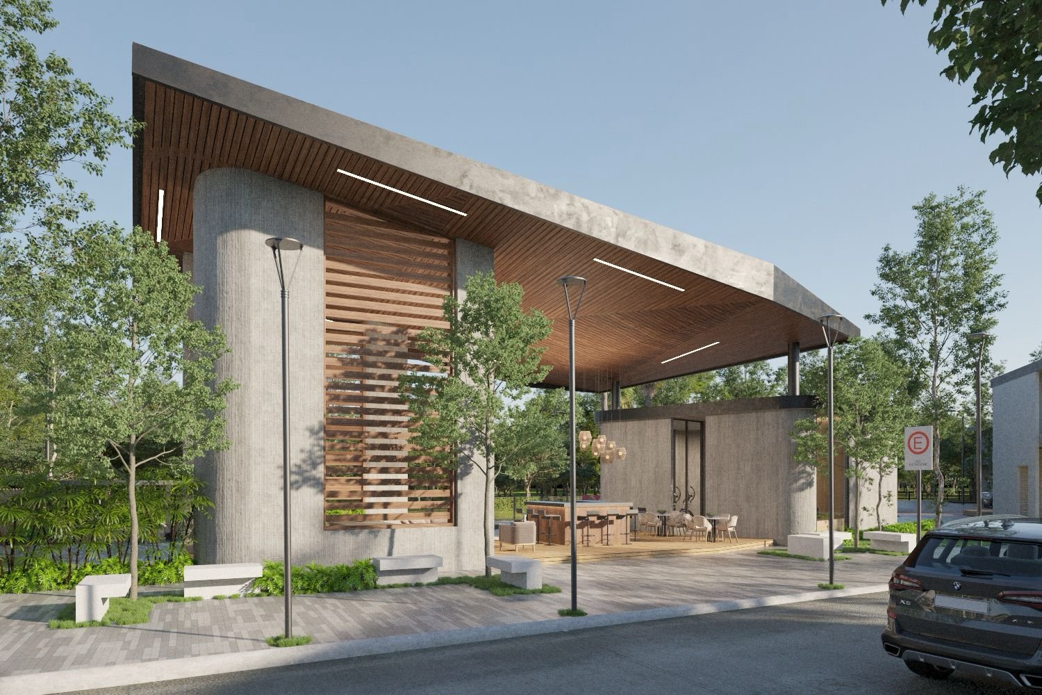 Entrada área social