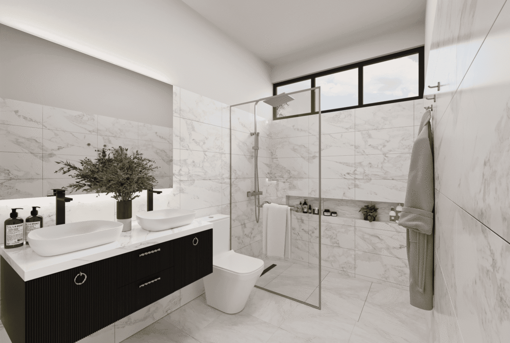 Baño principal Helios Garden